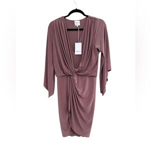 NWT | MISA Los Angeles Teget Dress in Dusty Mauve | Size S